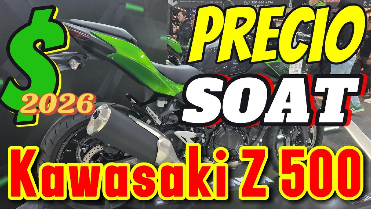 Precio SOAT 2026 moto 500cc Kawasaki Z 500 Precio Multa por SOAT Vencido 2026