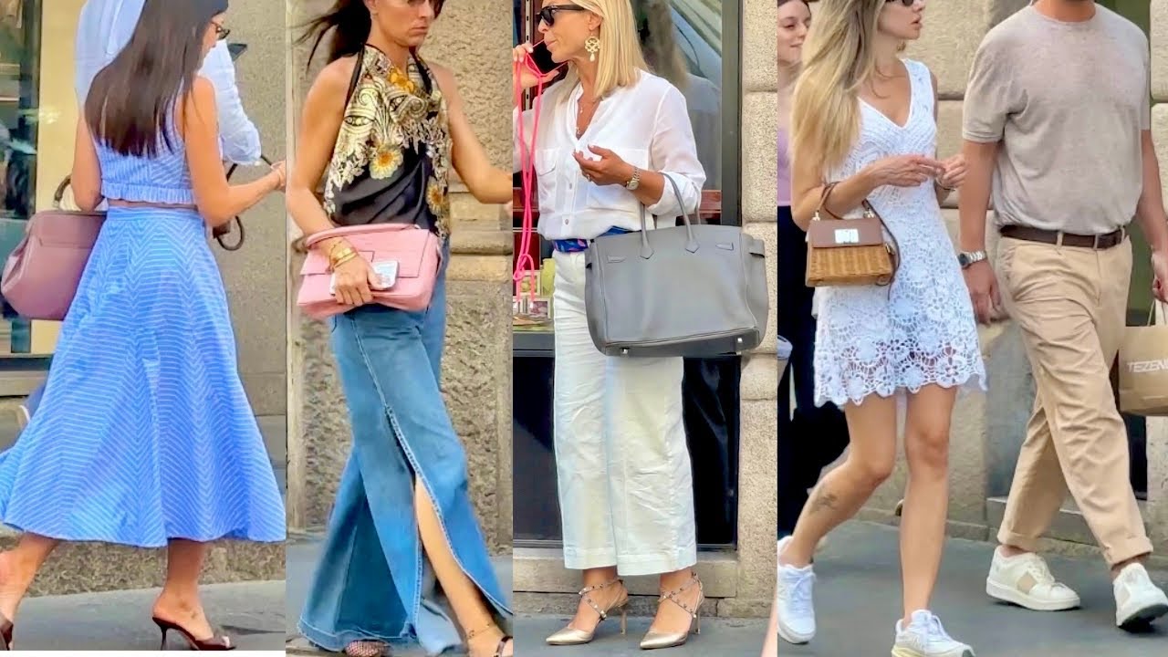 June 2026 ☀️What are people wearing in Italy right now 🛍️Milan Shopping walk & Street Style 