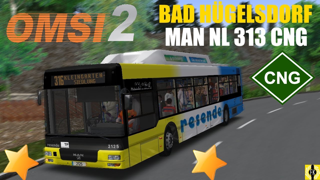 OMSI 2 [60 FPS] - MAN NL313 CNG in Bad Hügelsdorf - Let's Play Omsi 2 [#339]
