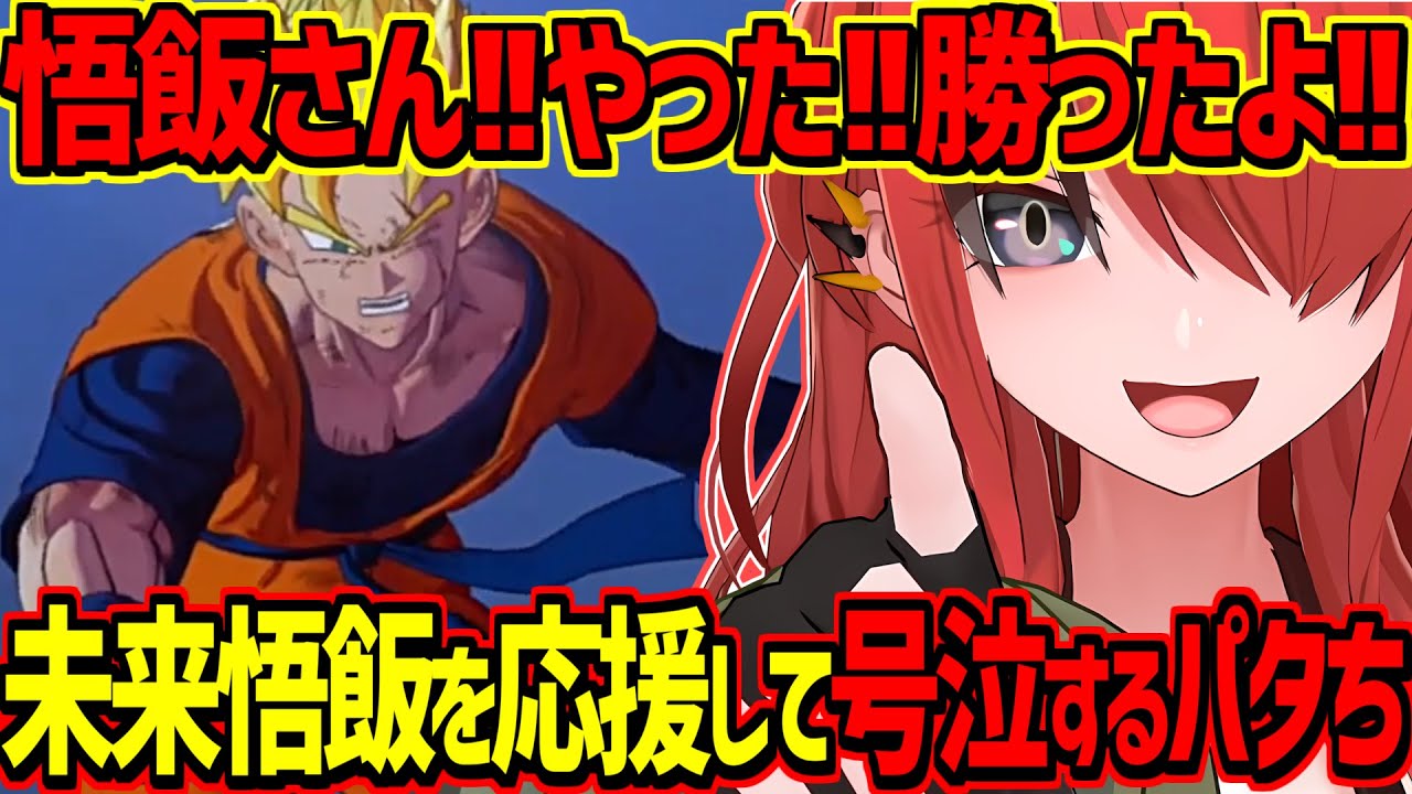 未来トランクス編の悟飯を必死に応援して号泣するパタち【にじさんじ切り抜き/レイン・パターソン】