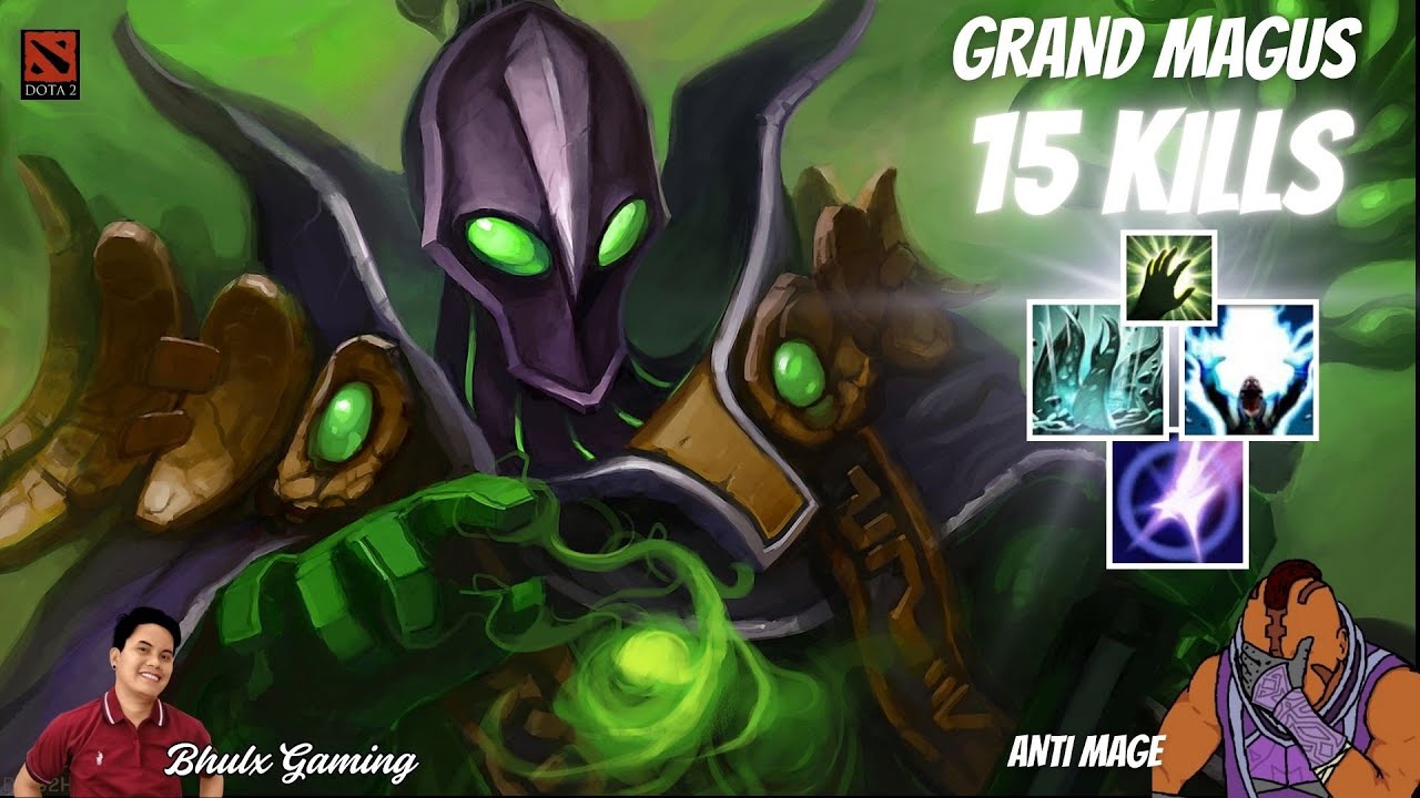DOTA2 Rubick Mid Gameplay 15 Kills | Bhulx Gaming