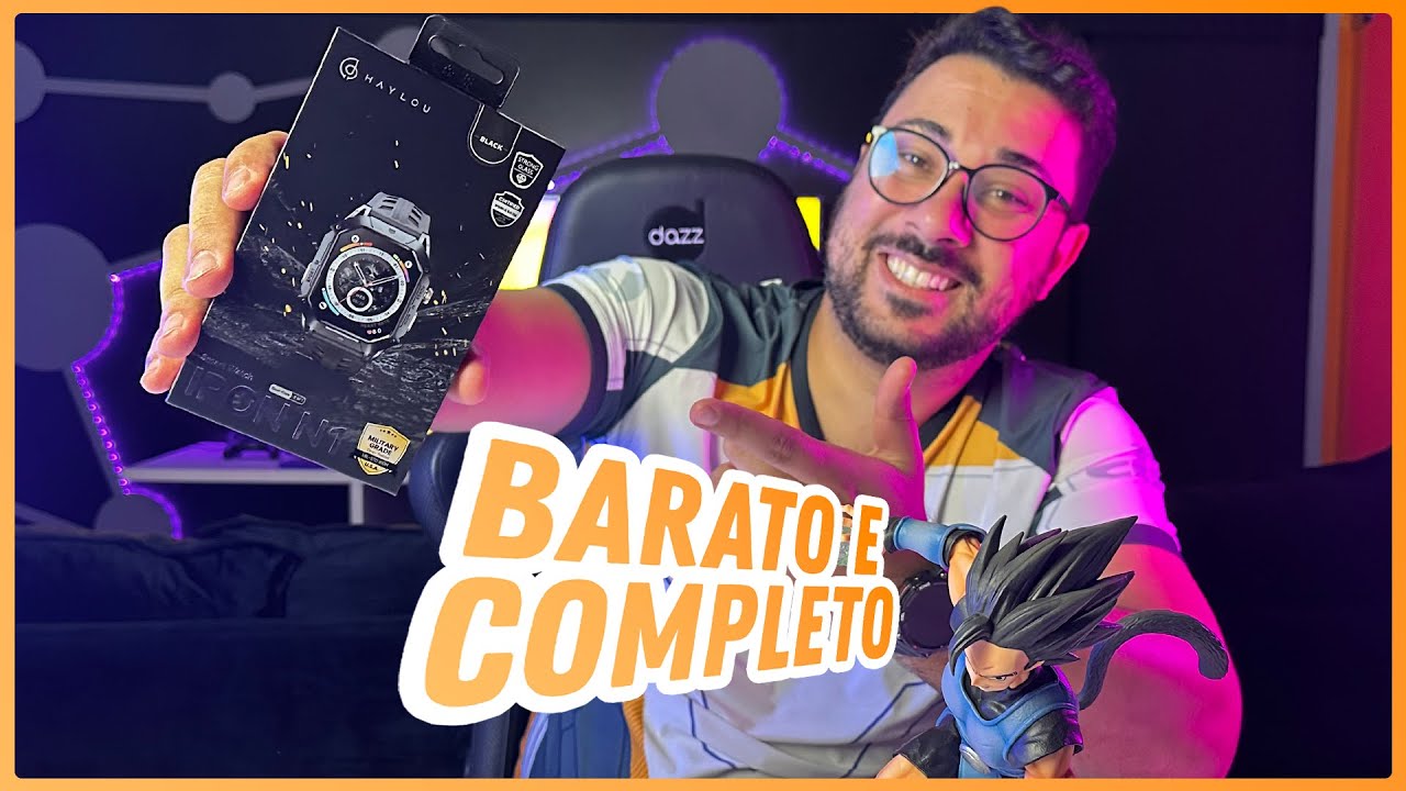 HAYLOU IRON N1 O SMARTWATCH BARATO QUE SURPREENDE | UNBOXING COM TESTE COMPLETO