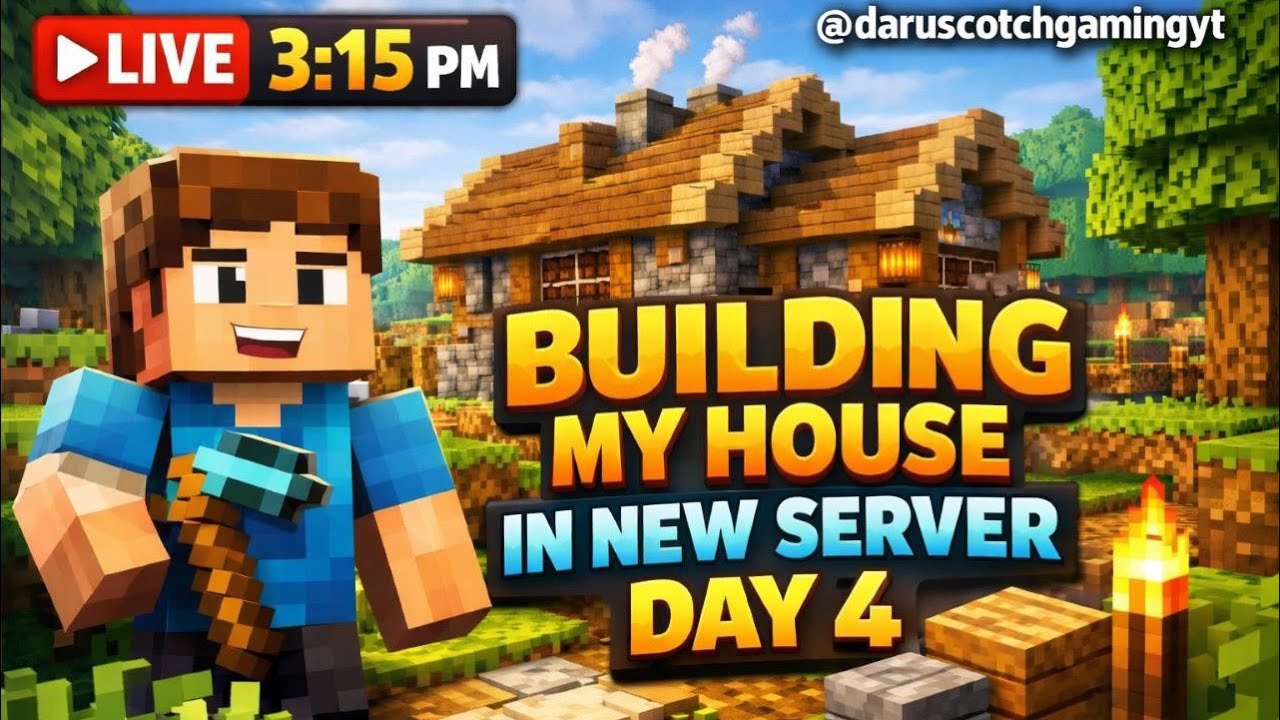 MINECRAFT LIVE STREAM STREAM DAY -32 😈| DARU大 SCOTCH GAMING YT