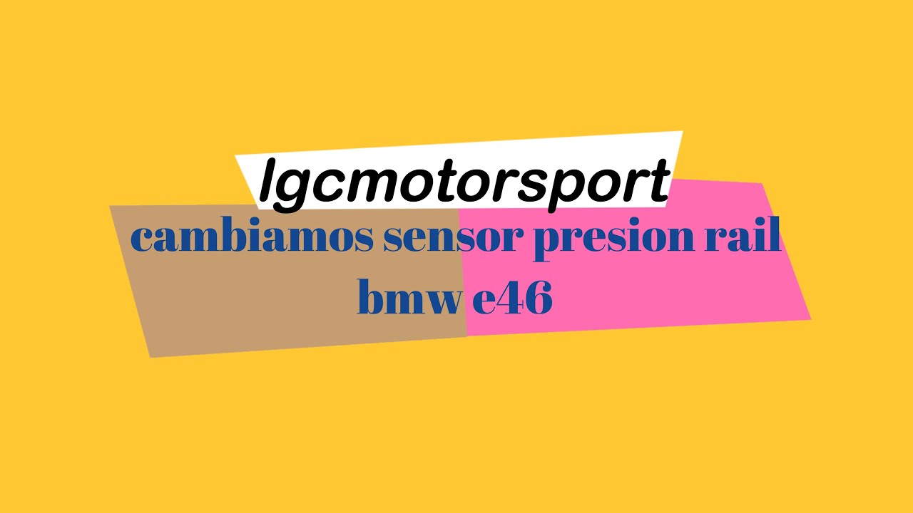 🟡🟡cambiamos el sensor de presion de rail a este bmw e46 320 d 150cv🟡🟡