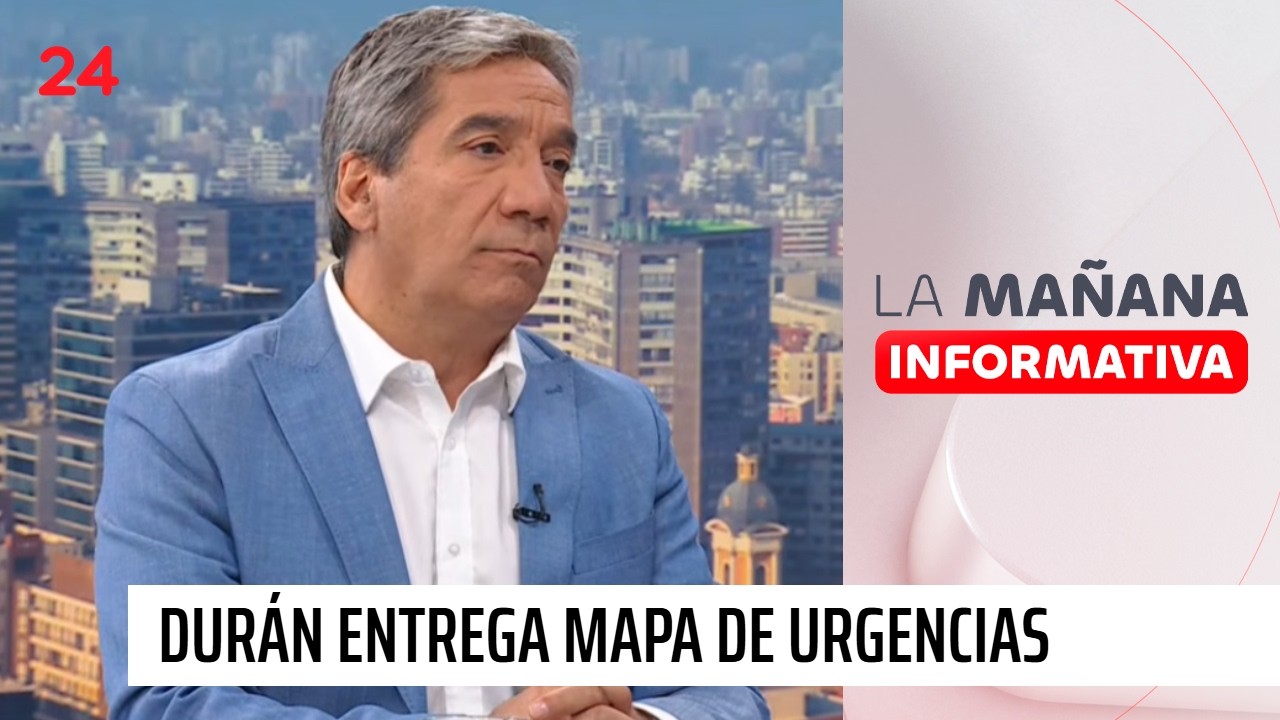 Traspaso en la RM: Delegado Durán entrega mapa de urgencias a Germán Codina | 24 Horas TVN Chile
