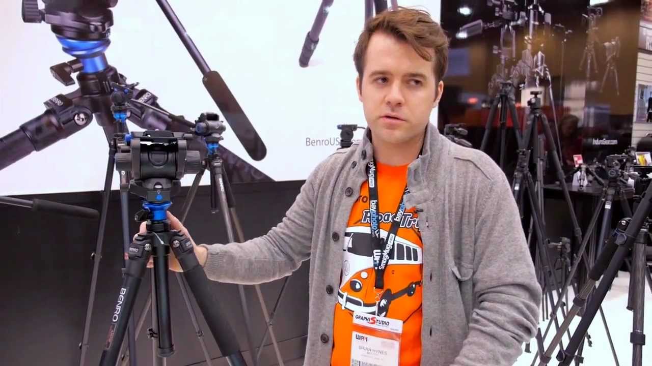 Benro Video S2 S4 S6 Fluid Head Aluminum Carbon Fiber Video Tripod Kits