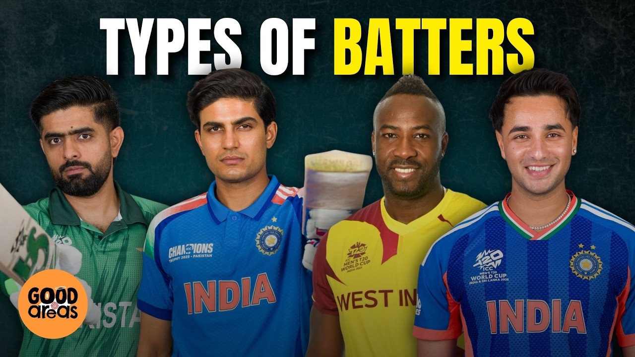 The types of T20 batters | #cricket