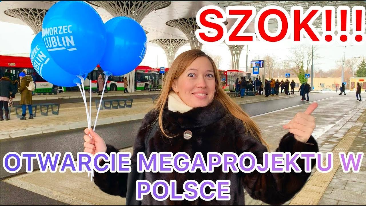 OTWARCIE DWORCA  METROPOLITALNEGO.LUBLIN