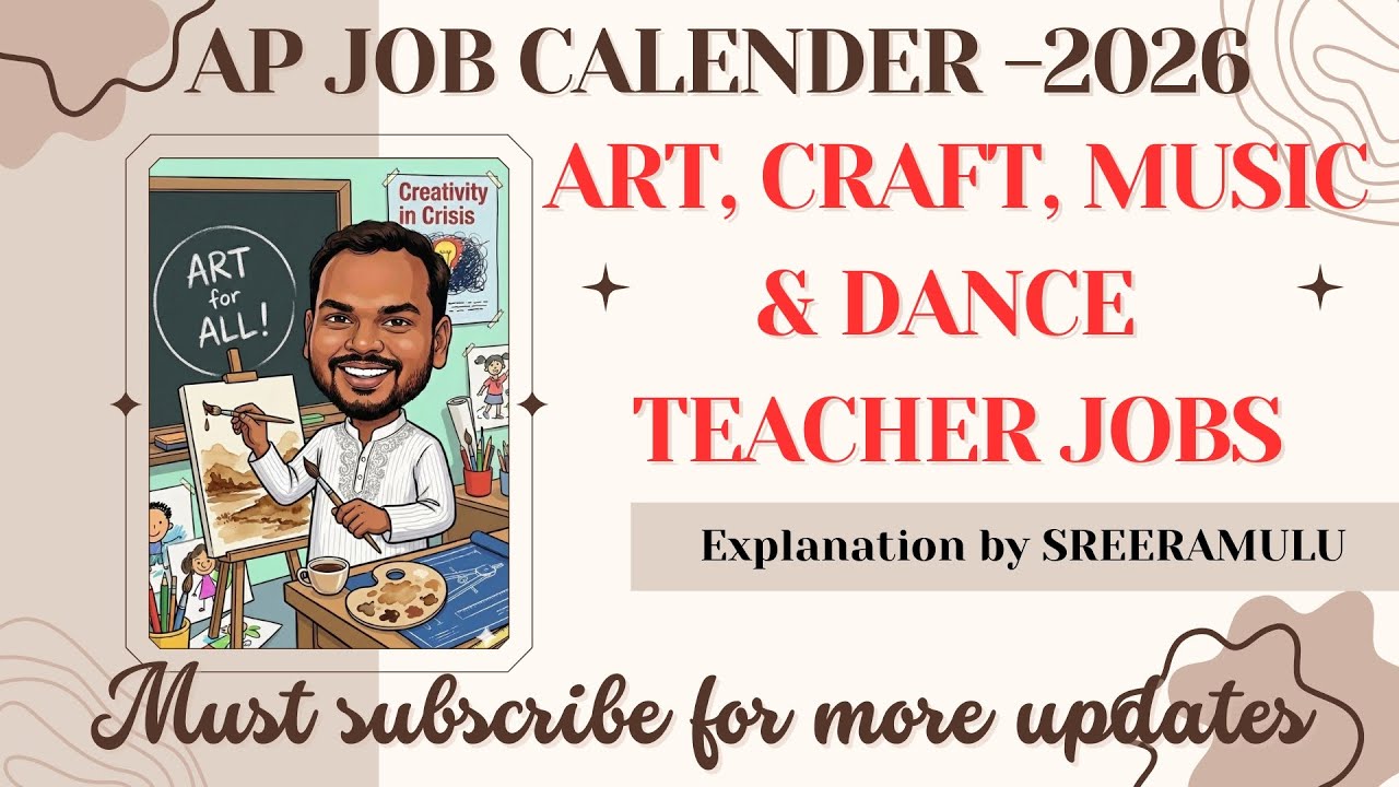 ART, CRAFT, MUSIC TEACHERS JOBS, DSC-2026