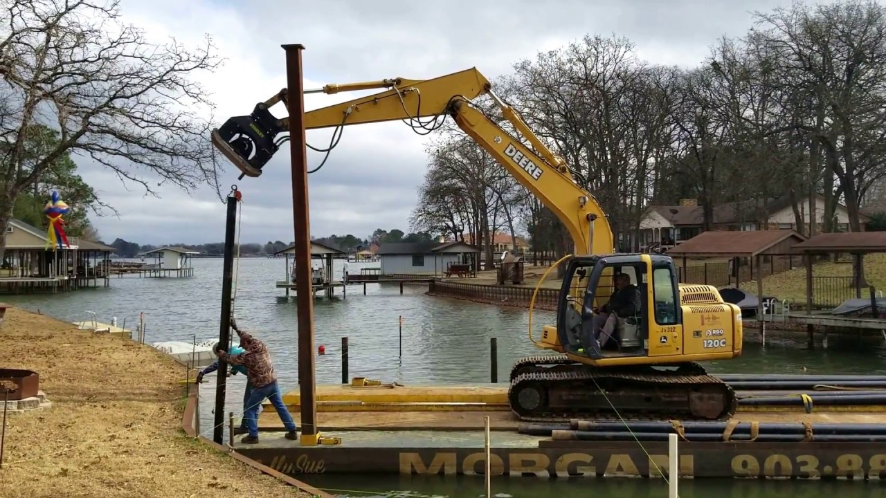 Boat Dock Construction Cedar Creek Lake