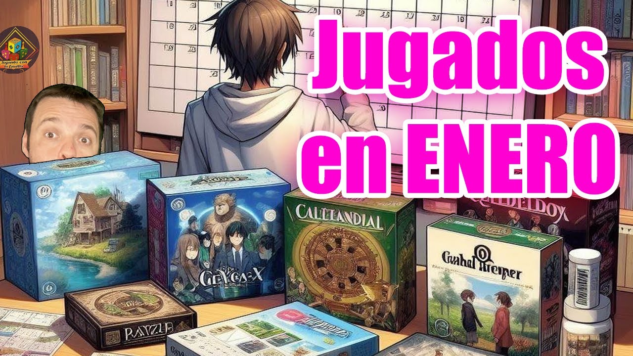 Juegos de mesa JUGADOS en ENERO del 2024