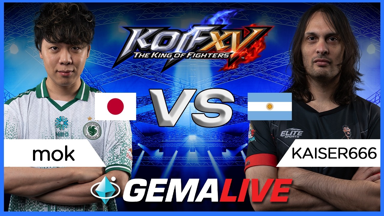 KOF XV 🏆 mok (Kukri/Duo Lon/Shun'ei) vs KAISER666 (Terry/Kyo/Ryo) SWC GEMA LIVE Grand Finals #kof