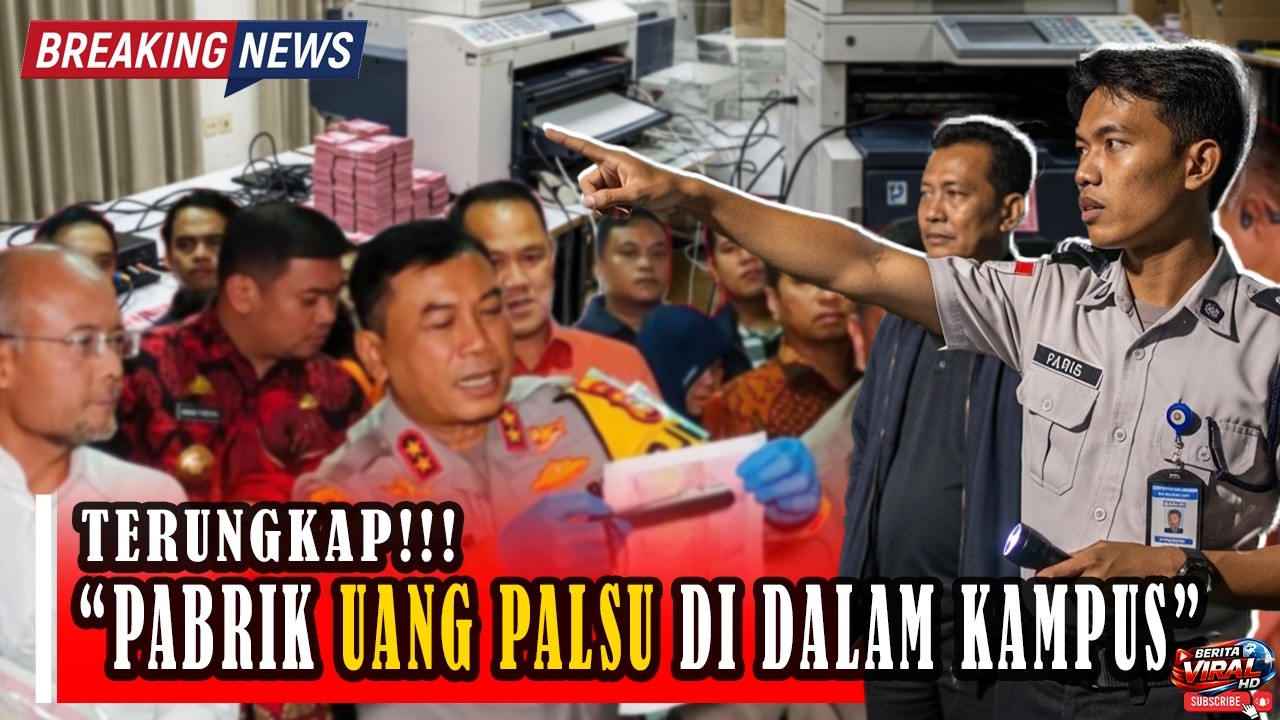 BIKIN GEGER ‼️SATPAM INI TAK SENGAJA BONGKAR PABRIK UANG PALSU DI KAMPUS