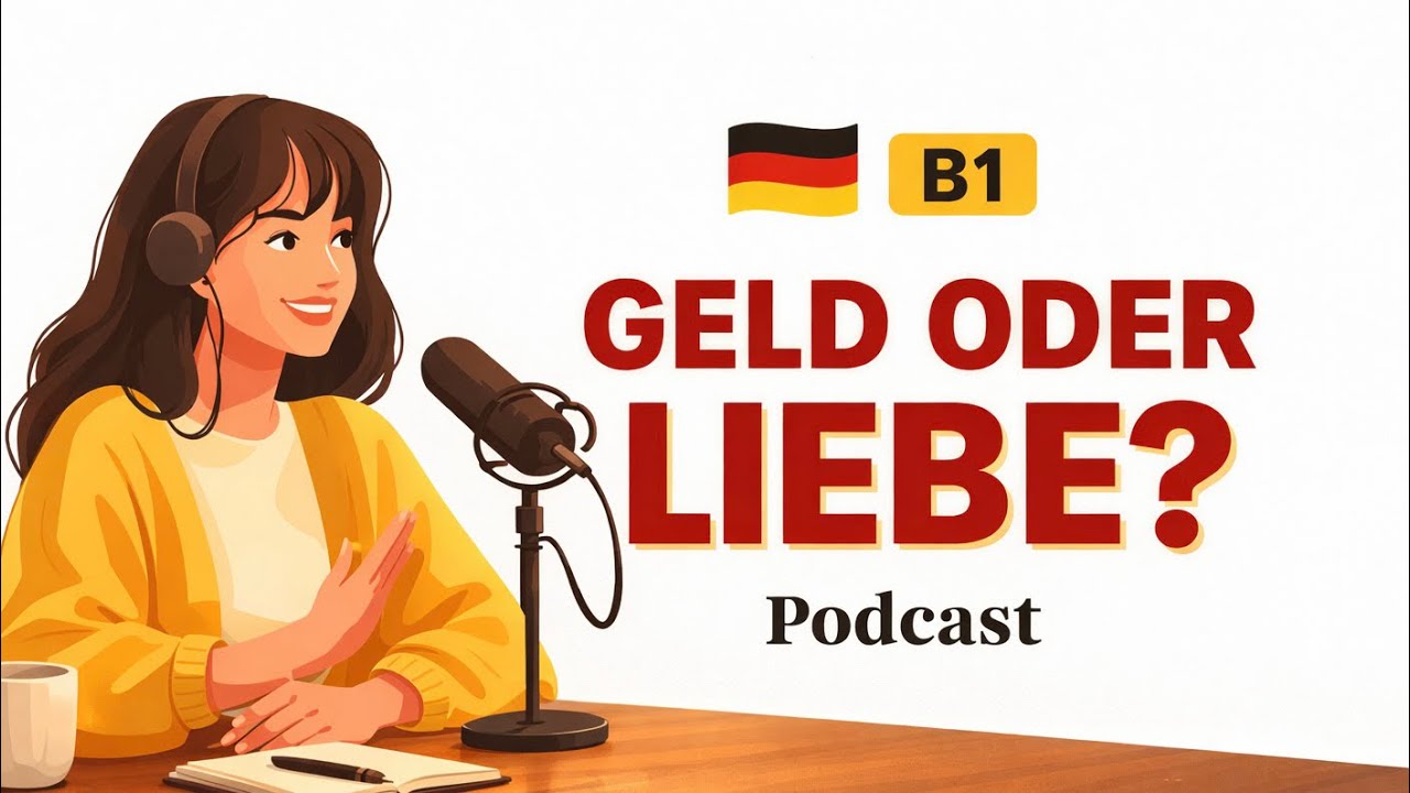 GELD ODER LIEBE? – Deutsch B1 Podcast über Glück & Leben