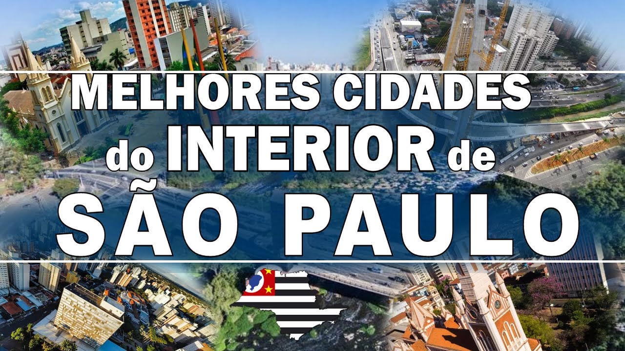 TOP 10 cidades do interior de SÃO PAULO para morar