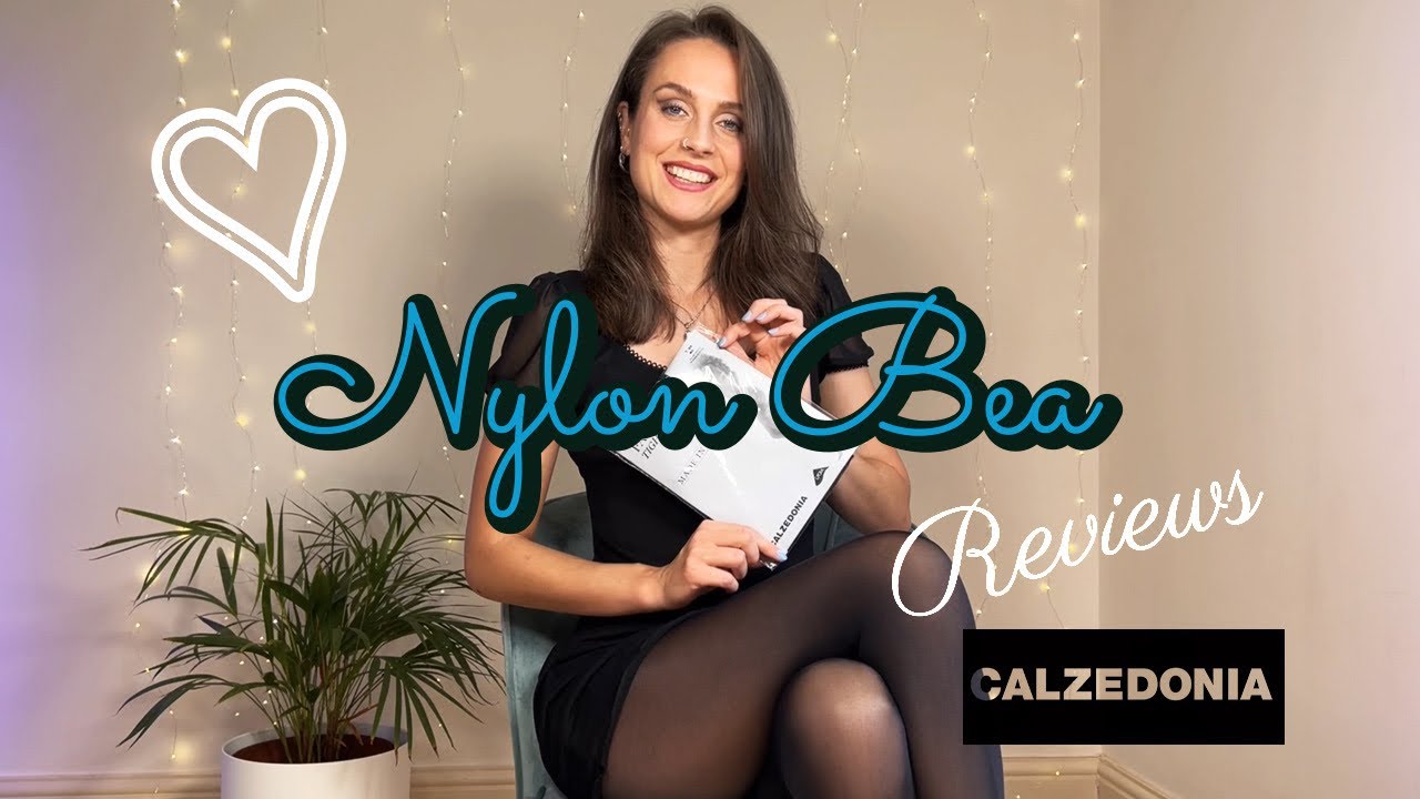 Колготки Calzedonia с бантиками и имитацией чулок. Примерка и обзор.