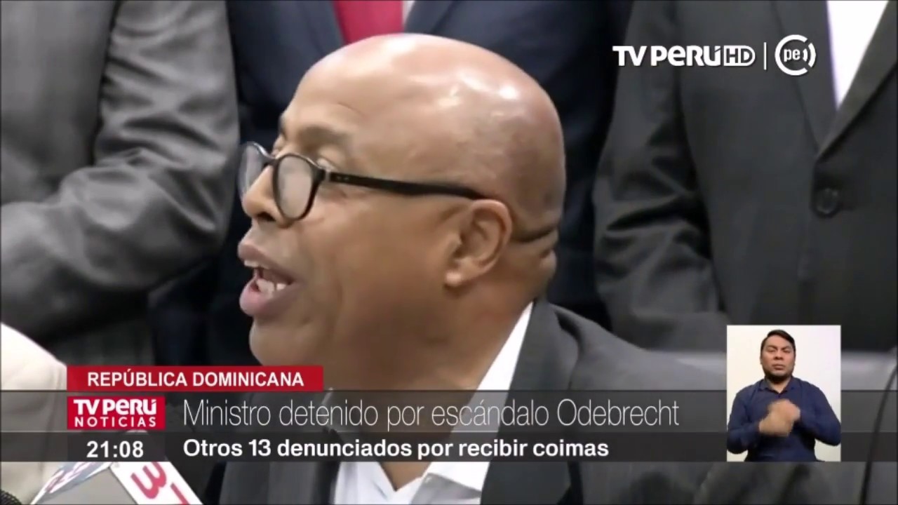 Rep&uacute;blica Dominicana ministro detenido por caso Odebrecht