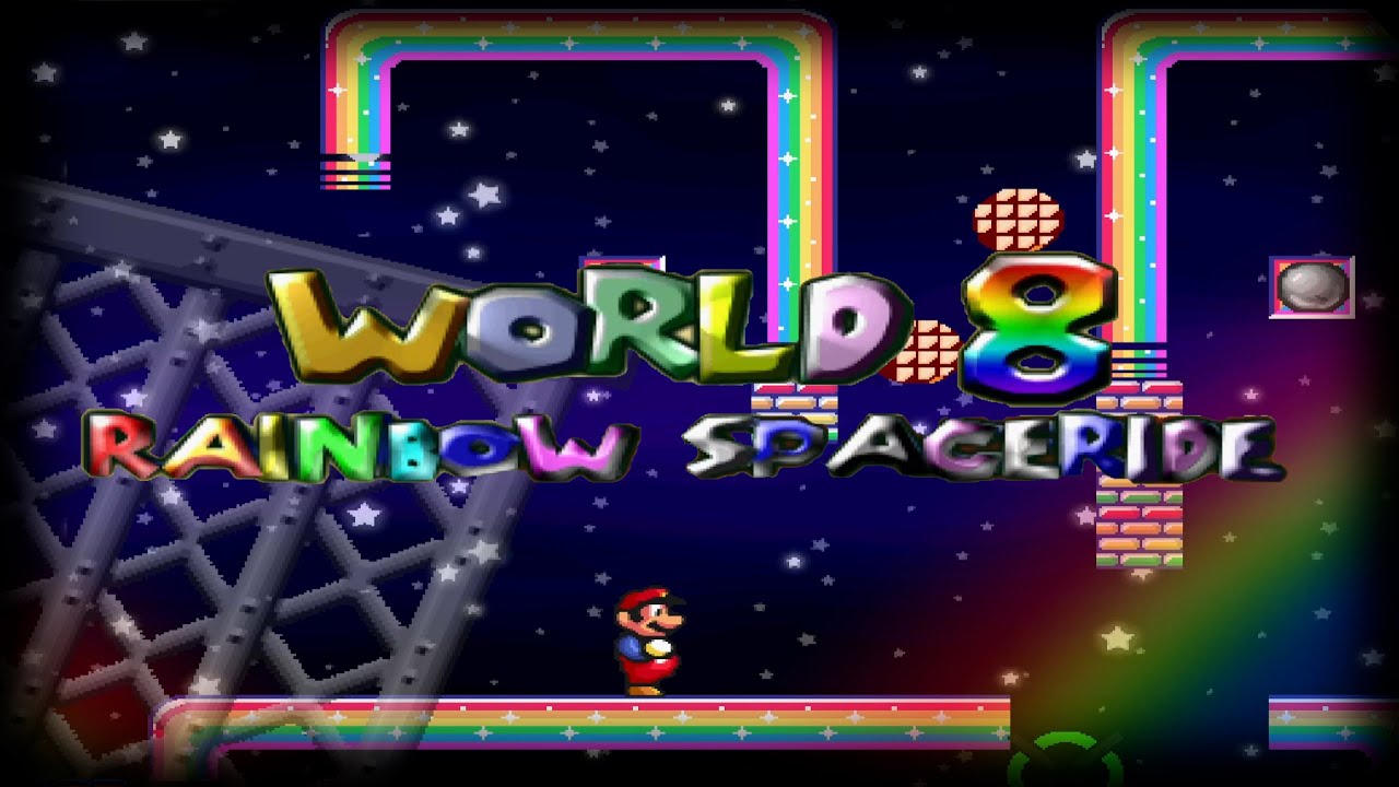 Mario Forever Lunar New Year 2022 (2.0) World 8 Rainbow Spaceride Gameplay