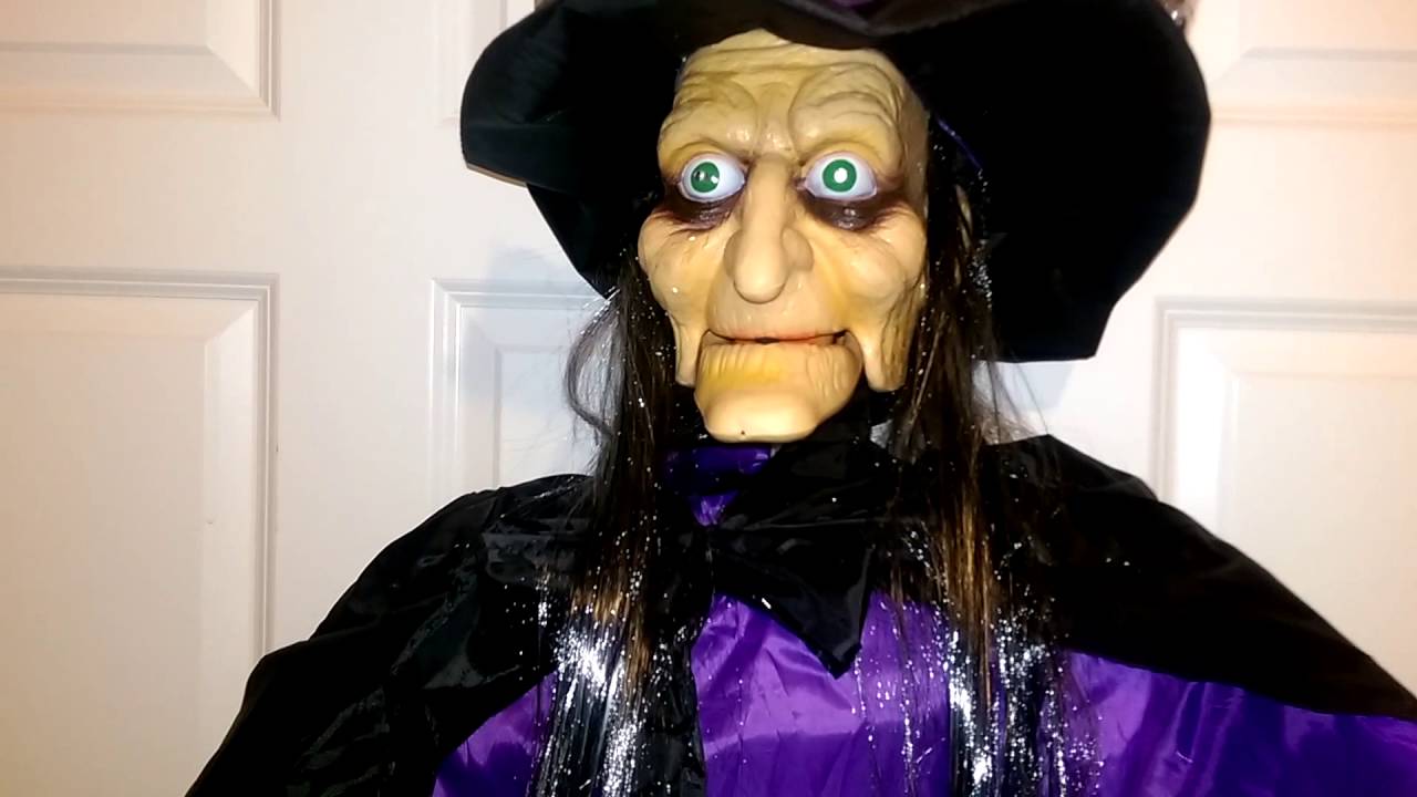 Halloween Prop Review: 6 Foot Animated Witch (Big Lots) Discounted!