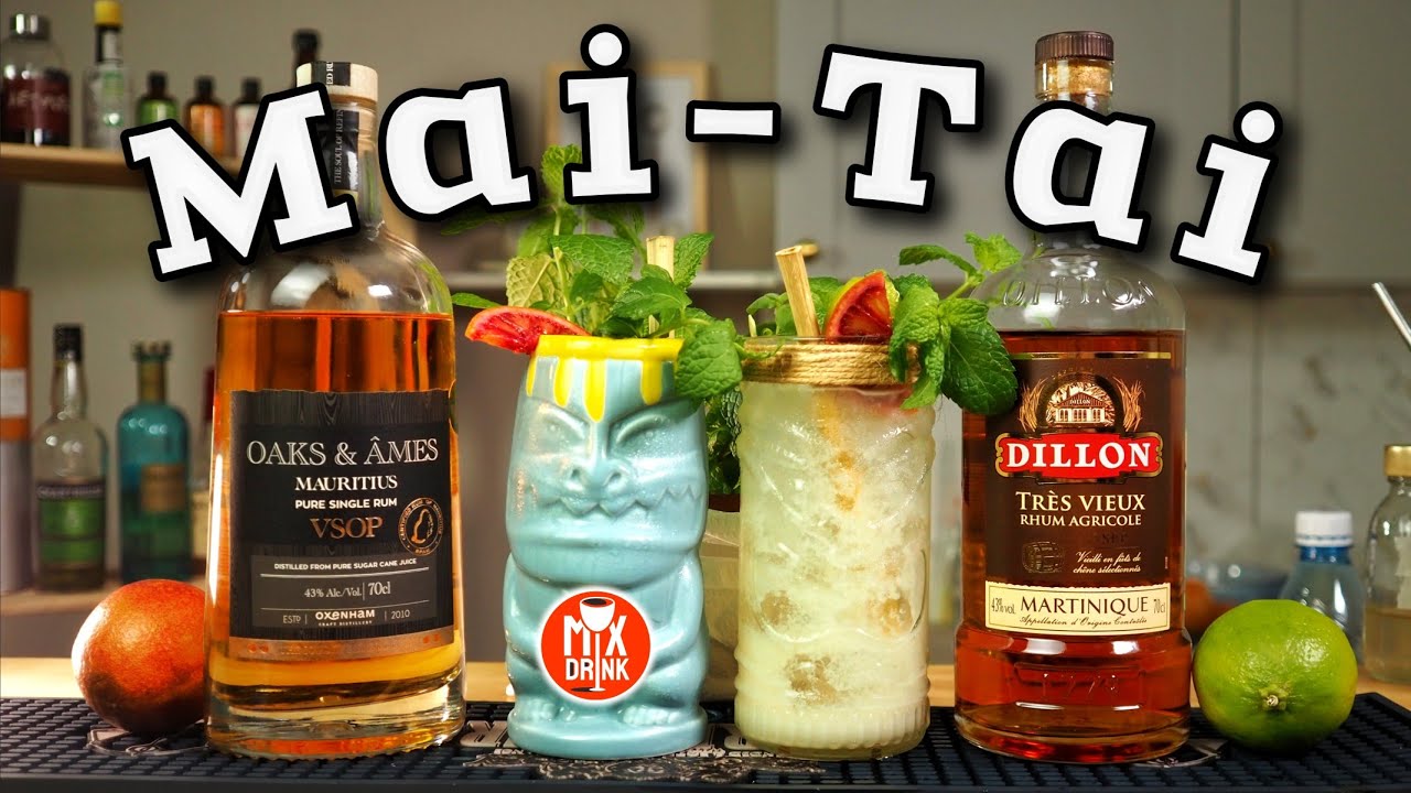 Oaks & Ames  VSOP / Dillon Tres Vieux VSOP, Martinique AOC - Агриколь и Маврика в коктейле Май-Тай