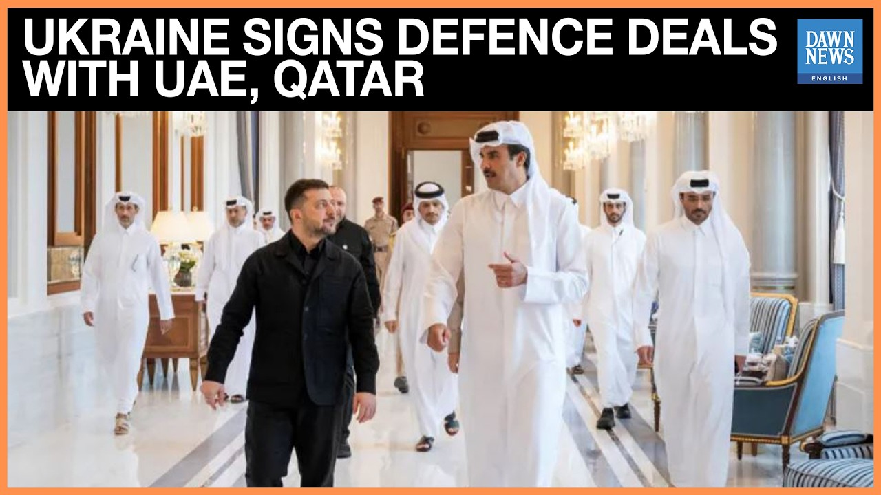 Ukraine Signs Defence Cooperation Deals with UAE and Qatar During Zelenskiy Visit | Dawn News