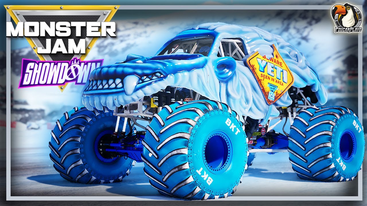 БЕСПЛАТНОЕ дополнение Yeti! 🐾 Самый крутой грузовик Monster Jam Showdown уже здесь! ❄️