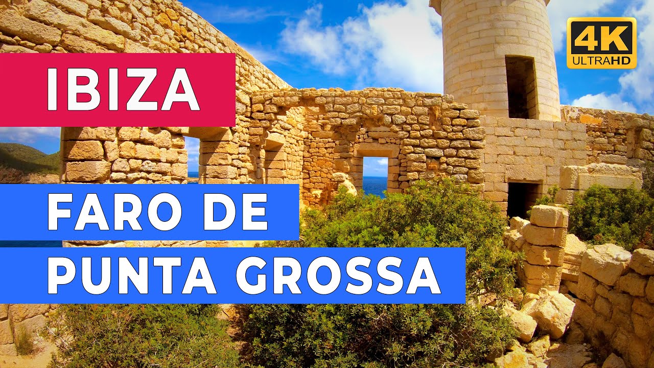 Punta Grossa - Well hidden abandoned lighthouse in Ibiza (4K Ultra HD 60fps)