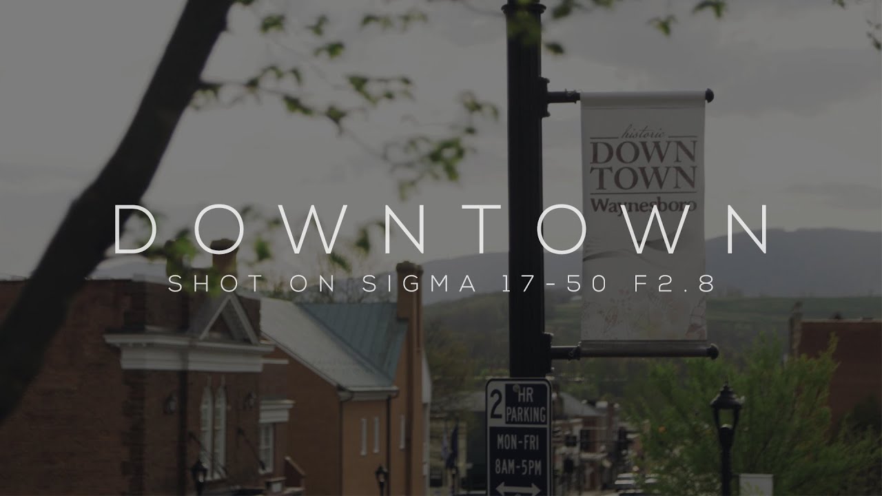 Downtown // Panasonic G85 Test Footage Handheld in 4K with Sigma 17-50 F2.8