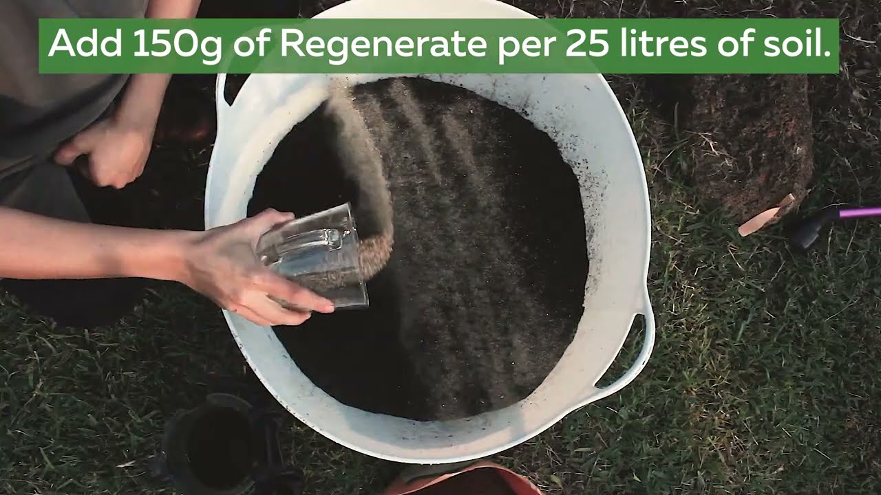 Reamend soil with Regenerate&trade;