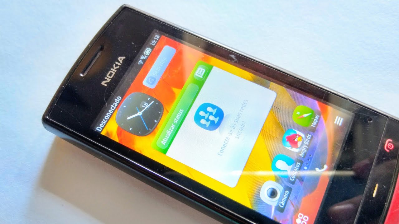 Nokia 500 com Belle Refresh em 2019