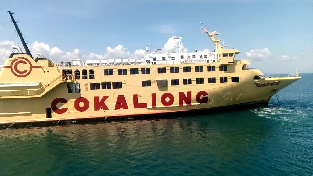 Passenger Vessel MV FILIPINAS NASIPIT Maneuver To Dock At Iligan City Port | STINGRAYMANTV
