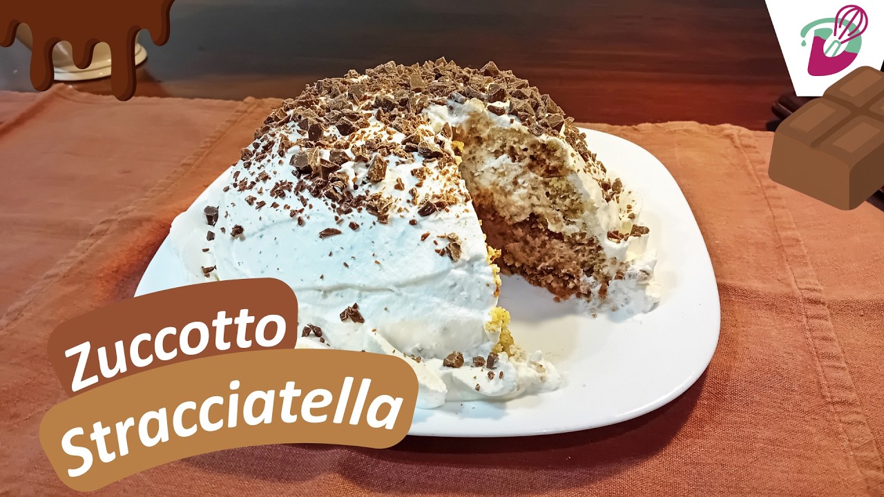 🤎🍰 ZUCCOTTO STRACCIATELLA 🍰🤎 | Ricetta perfetta per riciclare le torte