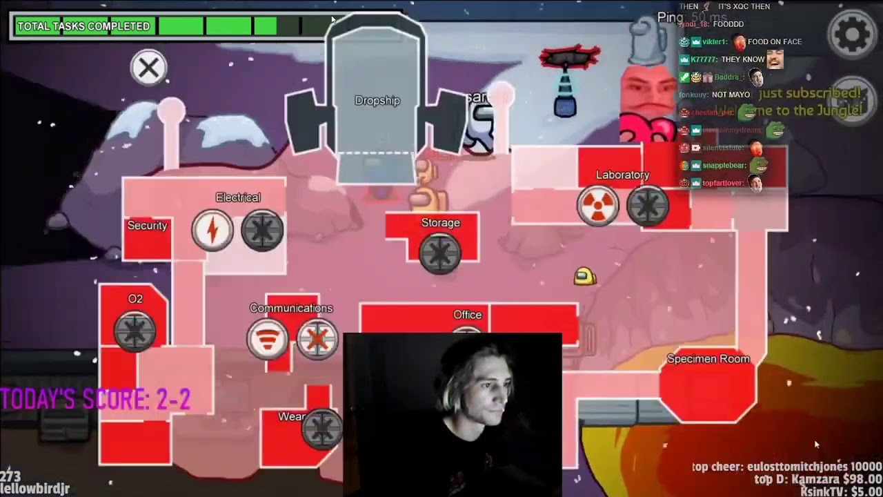 xQcOW Among Us VOD #3