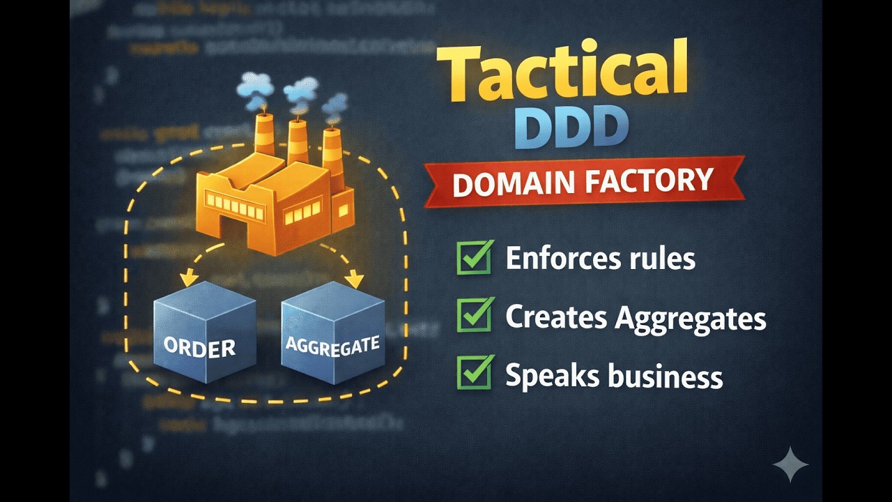 Domain Factory | DDD Tactical Pattern Example