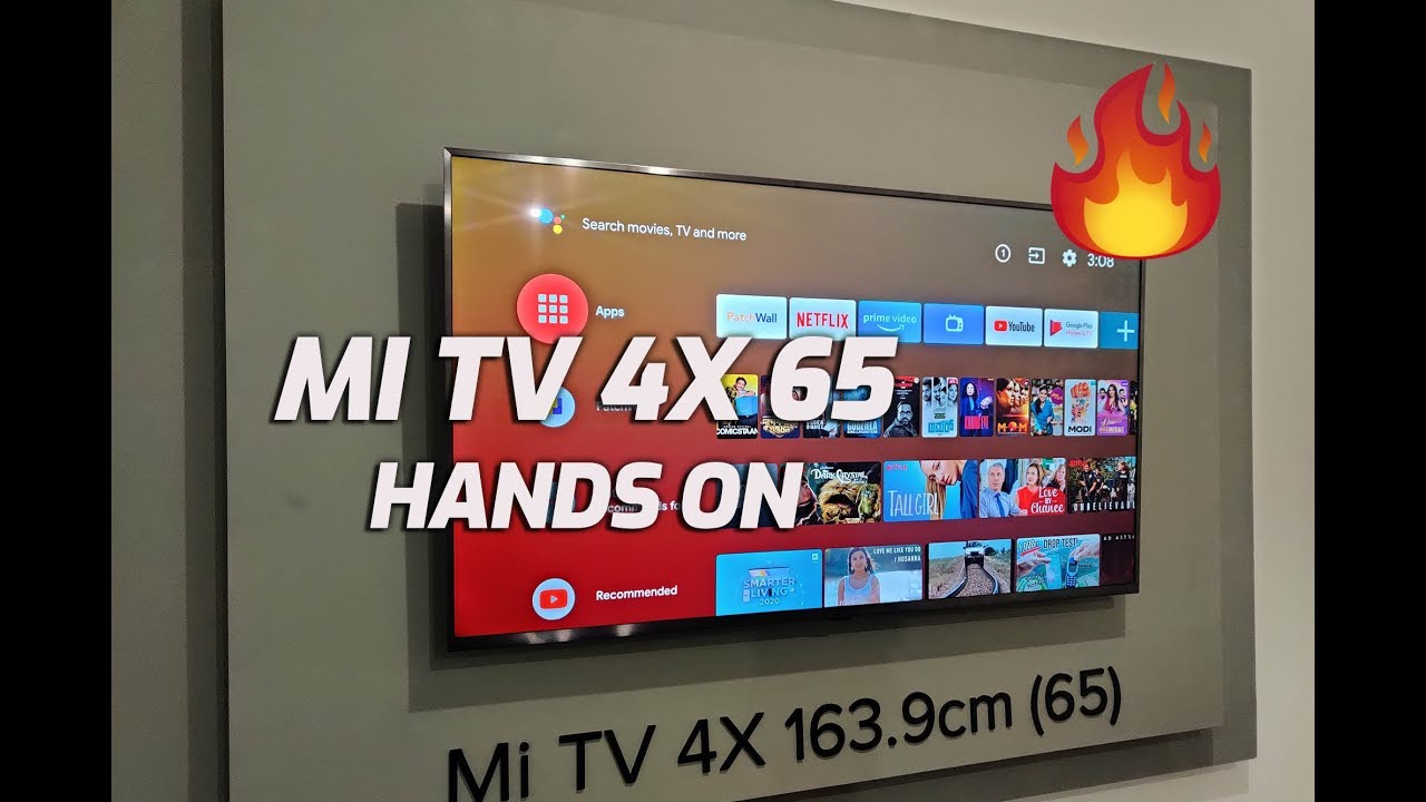 Mi TV 4X 65- Android 9.0, Netflix, Prime Video and Data Saver- Features and Prices