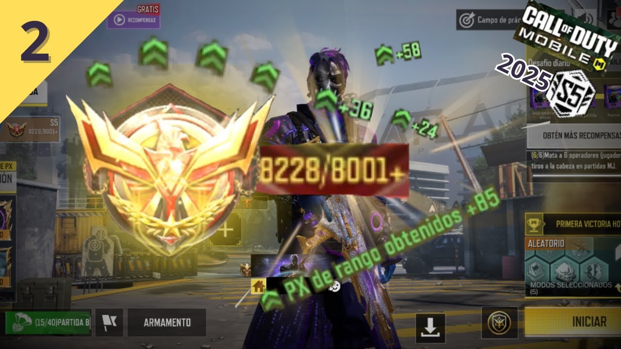SUBIENDO PUNTOS de LEYENDA | COD MOBILE 2025-S5 | #2