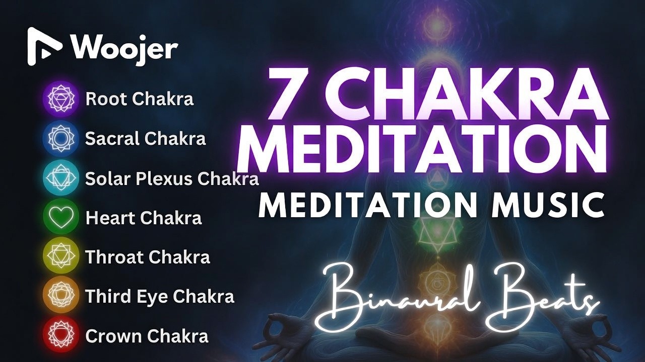 Woojer Mat | 7 Chakras Meditation | Binaural Beats + Low Frequency Vibroacoustic Healing Music