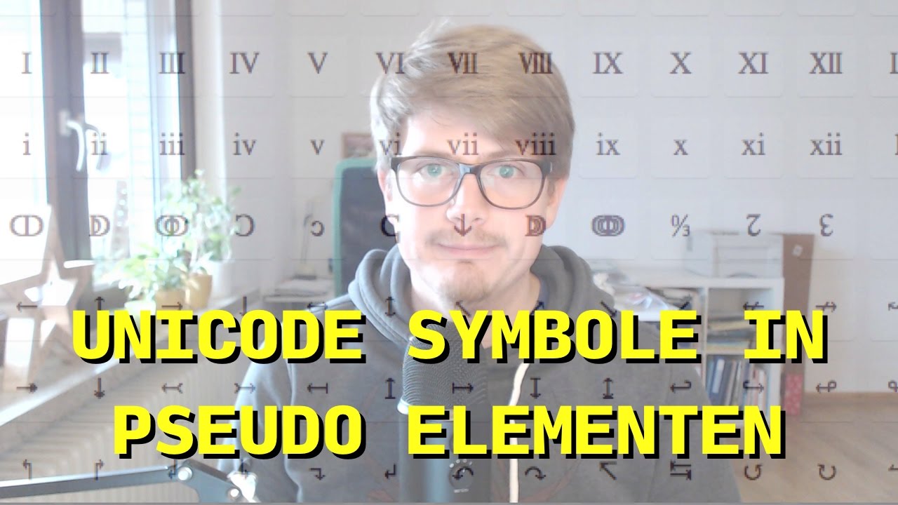 Unicode Symbole in Pseudo Elementen