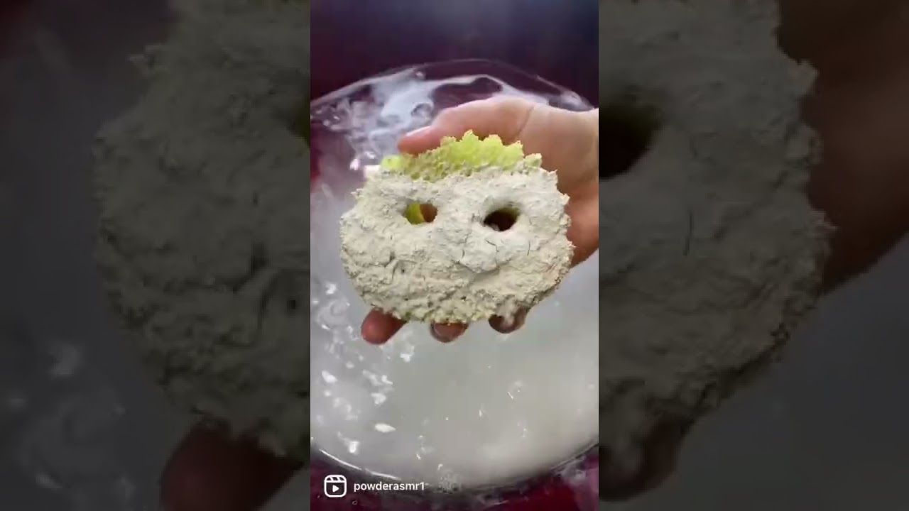 Satisfying Sponge Squeezes🤤 #asmrsounds #powderasmr #fyp #spongesqueezing #satisfying