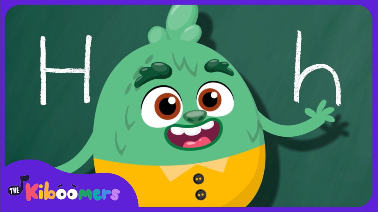 Letter H Song - THE KIBOOMERS Preschool Phonics Sounds - Uppercase & Lowercase Letters
