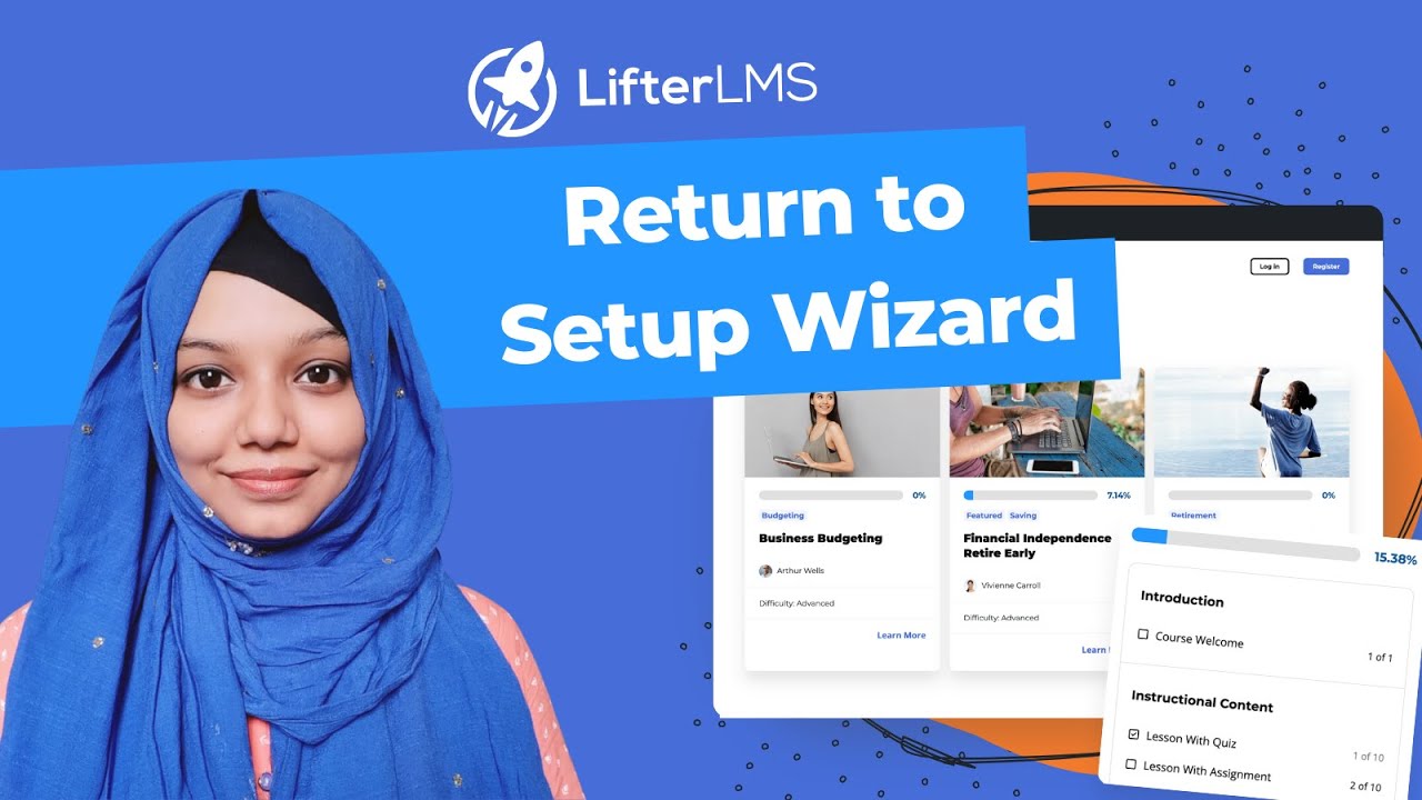 Return to Your LifterLMS Setup Wizard