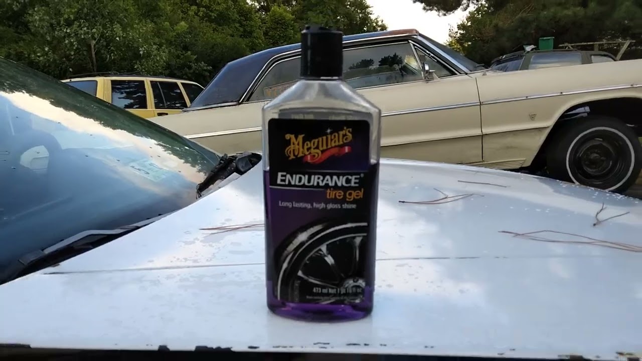 meguiar's endurance tire gel is the best tire shine for low profile tires no messy over spray