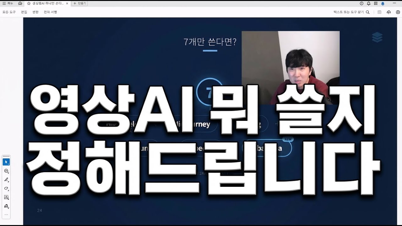 처음 영상AI하려는데 뭐 쓸까요? 정해드릴게요.
