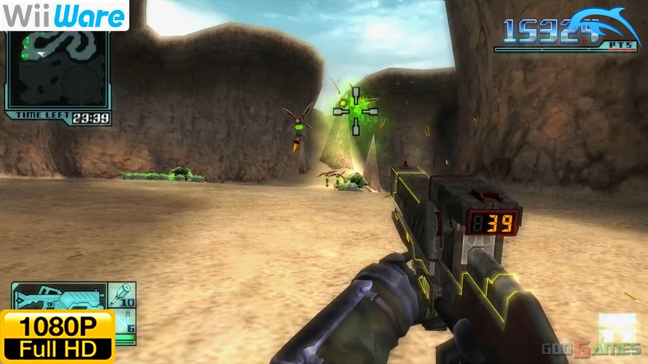 Onslaught - WiiWare Wii Gameplay 1080p (Dolphin GC/Wii Emulator)