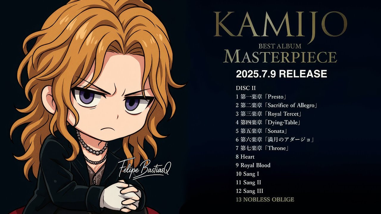 KAMIJO – MASTERPIECE (CD 2 Completo con Videos Visuales)