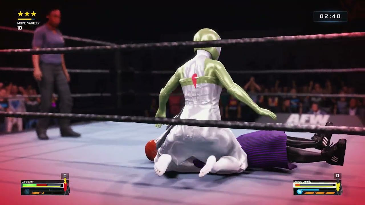 Gardevoir VS Agnes Demille | WWE 2K25 | ANIME | Pokémon VS Wednesday | 5 Min Iron Waifu Match