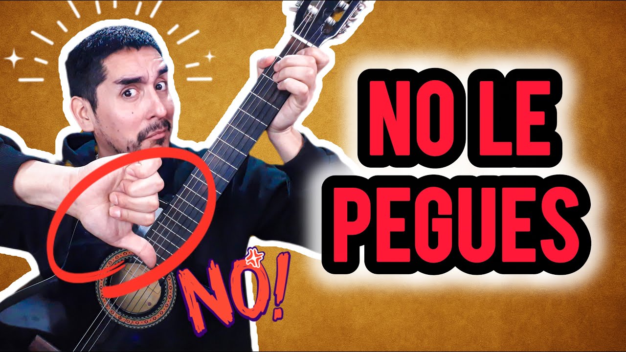 🎸 NO LE PEGUES A LA GUITARRA ❌El ERROR que ARRUINA tu SONIDO 👉 #clasesdeguitarra #tutorial #guitarra