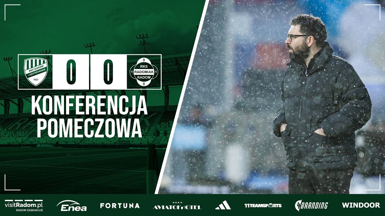 Konferencja prasowa po meczu z Rakowem Częstochowa