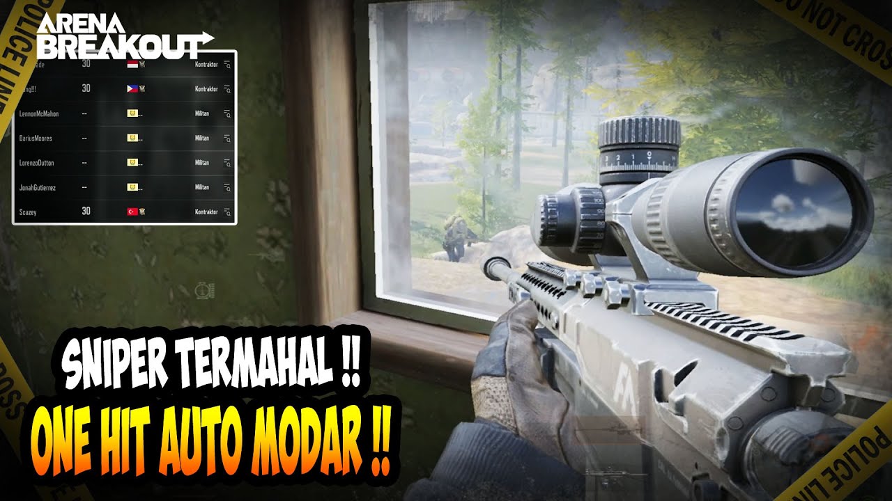 AX-50 !! SNIPER TERMAHAL ONE SHOOT MUSUH AUTO LOBBY - Arena Breakout