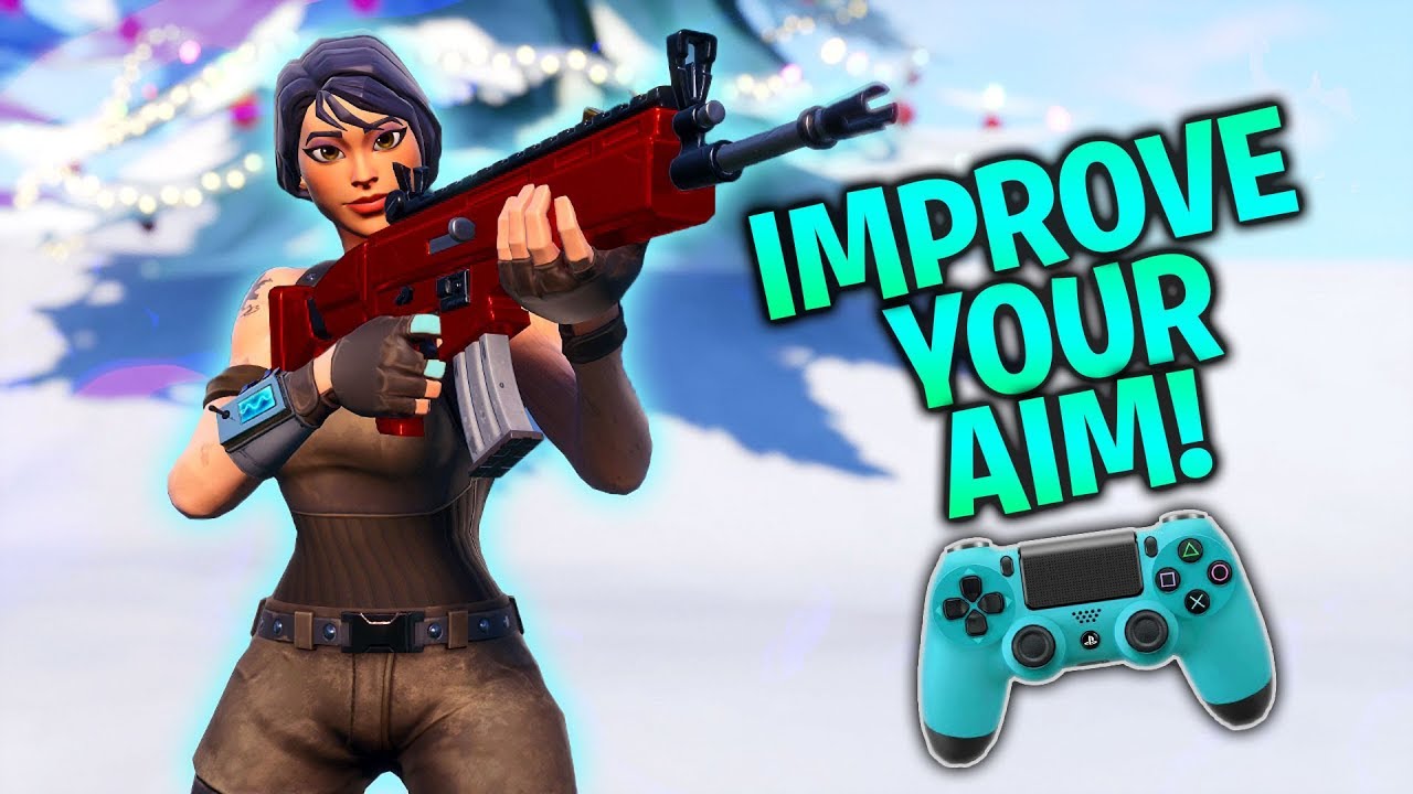 How to Improve Aim/Accuracy on Controller! Warm-Up Course (Fortnite Console PS4/Xbox)